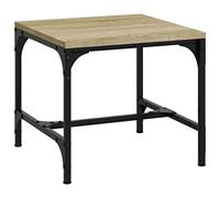 vidaXL Table d'Appoint, Table Basse avec Pieds Réglables, Bout de Canapé, Meuble de Salon Salle de Séjour, Industriel, Chêne Sonoma Bois d'Ingénierie