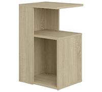 vidaXL Table d'Appoint, Table Basse, Bout de Canapé, Meuble de Salon Salle de Séjour Maison Intérieur, Moderne, Chêne Sonoma Bois d’Ingénierie