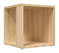 Bijzettafel 33x33x34,5 cm bewerkt hout sonoma eikenkleurig809011