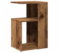 vidaXL Table d'appoint Vieux Bois – 36x30x56 cm – Bois d'ingénierie