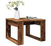 vidaXL Table d'appoint Vieux bois 50x50x35 cm Bois d'ingénierie