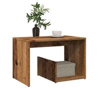 vidaXL Table d'appoint Vieux Bois 59x36x38 cm – Bois d'ingénierie – Marron