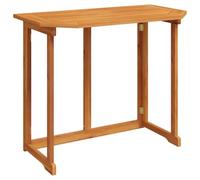 Table de bistro - vidaXL - 90x50x75 cm - Bois d'acacia massif - Pliable - Extérieur