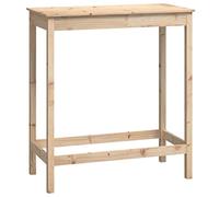 vidaXL Table de bar 100x50x110 cm bois massif de pin 833265