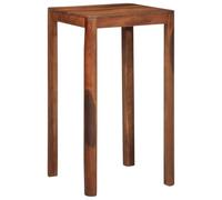 vidaXL Table de bar 60 x 60 x 107 cm bois massif d'acacia Marron