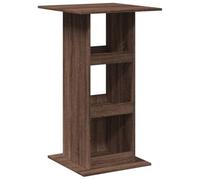 Vidaxl Table De Bar Avec Rangement Chêne Marron Bois D’Ingénierie Marron