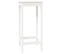 Table de bar - Non spécifié - 50x50x110 cm - Bois massif de pin - Blanc - Montage facile