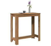 vidaXL Table de bar chêne artisanal 102 x 50 x 103,5 cm – Bois d'ingénierie – 854417