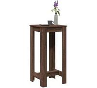vidaXL Table de bar (table haute) Chêne marron Bois d'ingénierie 51x50x103,5 cm