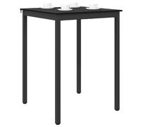 vidaXL Table de Bar Debout Bois d'ingénierie Carré