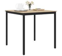vidaXL Table de Bar Debout Bois d'ingénierie, Table à Manger Moderne, Robuste, pour Salon, Espace Famille, idéale pour réunions, Option Minimaliste
