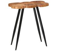 Vidaxl Table De Bar En Rondins 90x54x105 Cm Bois D'acacia Solide Marron