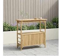 vidaXL Table de bar extérieure Naturel 110 x 50 x 105 cm Bambou 42028063