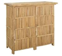 vidaXL Table de bar extérieure Bambou Naturel 115 x 55 x 105 cm 42028066