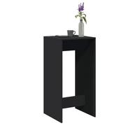 Vidaxl Table De Bar Noir 51x50x103,5 Cm Bois D'ingénierie Multicolore