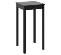 Table De Bar Noir Mdf 55 X 55 X 107 Cm Noir