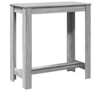 vidaXL Table de bar Sonoma gris 102×50×103,5 cm bois d'ingénierie – 854414