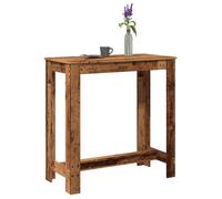 vidaXL Table de bar Vieux bois 102x50x103,5 cm bois d'ingénierie 854416