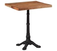 vidaXL Table de Bistro 60x60x76 cm Bois d'acacia Massif