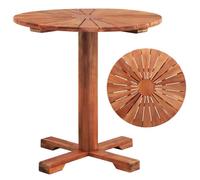 vidaXL Table de bistro 70x70 cm Bois d'acacia massif