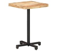 Vidaxl Table De Bistro Carr¿¿E 50x50x75 Cm Bois De Manguier Brut