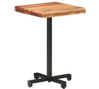Table De Bistro Carrée 50x50x75 Cm Bois D'acacia Massif - Vidaxl