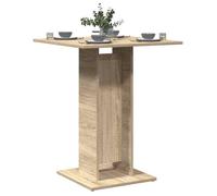 vidaXL Table de bistro Chêne sonoma 60x60x75 cm Aggloméré