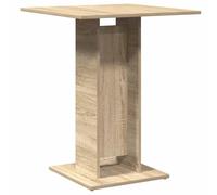 vidaXL Table de Bistro Chêne Sonoma 60x60x75 cm Bois d'ingénierie