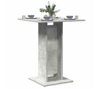 vidaXL Table de bistro 60x60x75 cm Gris béton Aggloméré