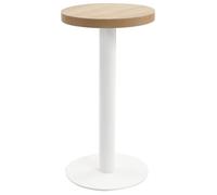 vidaXL Table de bistro Marron clair 40 cm MDF
