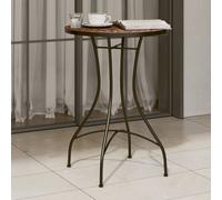 vidaXL Table de bistro mosaïque terre cuite Ø50x70 cm céramique