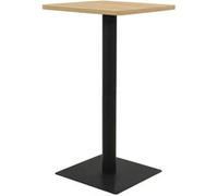 Vidaxl Table De Bistro Couleur Chêne 60x60x107 Cm