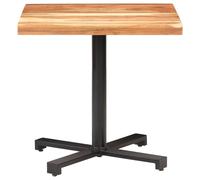 vidaXL Table de bistrot carrée 80x80x75 cm acacia massif