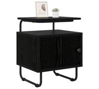 vidaXL Table de chevet 2 pcs Chêne noir bois d'ingénierie – Moderne, compact, rangement spacieux