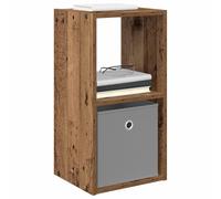 vidaXL Table de Chevet 2 pcs Bois Ancien 30,5 x 27 x 59,5 cm, Salon, Rectangulaire, Design Moderne, Matériau Durable, Grand Espace de Rangement pour Tous Vos Essentiels et décor.
