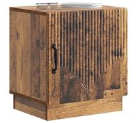vidaXL Table de Chevet 2 pcs Bois Ancien 43 x 34,5 x 47 cm, Table rectangulaire Vintage, Table de Nuit Pratique, Meuble intérieur Robuste avec Un Grand Rangement
