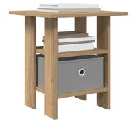 vidaXL Table de chevet 2 pcs Chêne artisanal 41 x 40 x 45 cm
