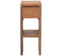 Table de chevet 20x35x50 cm Bois de teck solide