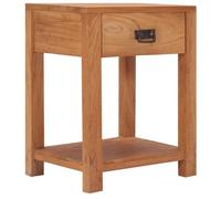 vidaXL Table de chevet 35x35x50 cm bois de teck massif 287231