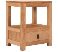 vidaXL Table de chevet 40 x 30 x 50 cm Bois de teck solide