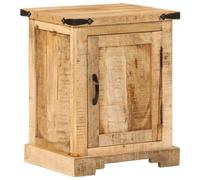 Vidaxl Table De Chevet 40x35x50 Cm Bois De Manguier Massif Marron