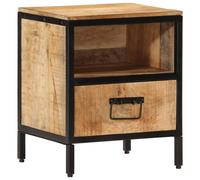 Vidaxl Table De Chevet 40x35x50 Cm Bois De Manguier Massif Marron