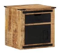 Vidaxl Table De Chevet 45x40x45 Cm Bois De Manguier Massif Marron