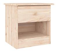vidaXL Table de Chevet Alta 41x35x41 cm Bois de pin Massif, Table de Chevet, tiroir de Chevet, Table d'appoint, mobilier de Chambre, Armoire de lit