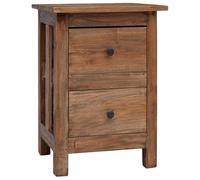 vidaXL Table de chevet Bois de récupération massif 40 x 30 x 51 cm