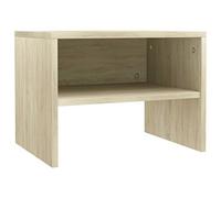 vidaXL Table de Chevet, Armoire de Lit, Table de Nuit, Meuble de Chambre à Coucher Maison Intérieur, Moderne, Chêne Sonoma Bois d’Ingénierie