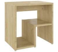 vidaXL Table de Chevet, Armoire de Nuit avec Étagère, Armoire de Lit avec Rangement, Meuble de Chambre, Moderne, Chêne Sonoma Bois d'Ingénierie