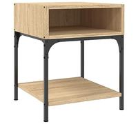 vidaXL Table de chevet chêne sonoma 40x41x50 cm bois d'ingénierie 825875