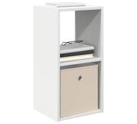 vidaXL Table de Chevet avec tiroir 2 pcs Blanc 30,5 x 27 x 59,5 cm, Salon, Rectangulaire, Design Moderne, Matériau Durable, Grand Espace de Rangement pour Tous Vos Essentiels et décor.
