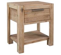 vidaX Table de Chevet avec Tiroir Table de Nuit Armoire de Chevet Bout de Canapé Chambre à Coucher Salon Maison Intérieur 40x30x48 cm